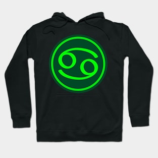 Cool Green Cancer Symbol Hoodie